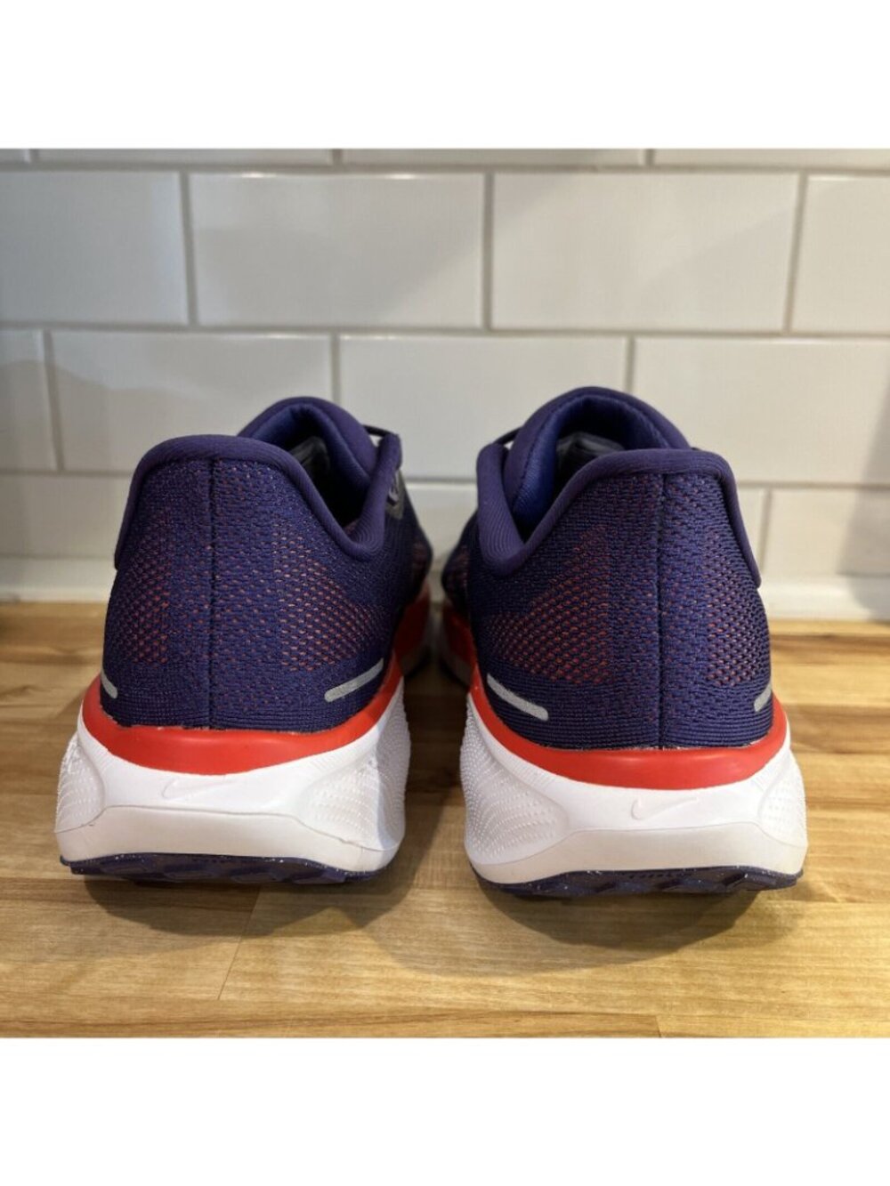 Nike Pegasus 41 Clemson Tigers Running Shoes Men's SZ 11 Purple Mesh FZ5108-500 - Picture 8 of 12